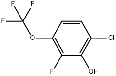 6-Chloro-2-fluoro-3-(trifluoromethoxy)phenol Structure