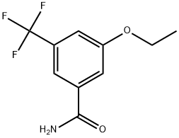 3-Ethoxy-5-(trifluoromethyl)benzamide Structure