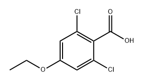 2,6-Dichloro-4-ethoxybenzoic acid Structure