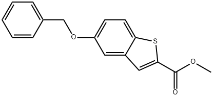 Methyl 5-(phenylmethoxy)benzo[b]thiophene-2-carboxylate Structure