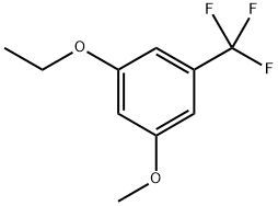 1-Ethoxy-3-methoxy-5-(trifluoromethyl)benzene Structure