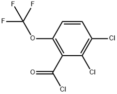 2,3-Dichloro-6-(trifluoromethoxy)benzoyl chloride Structure