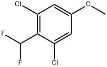 1,3-Dichloro-2-(difluoromethyl)-5-methoxybenzene Structure