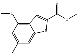 Methyl 4-methoxy-6-methylbenzo[b]thiophene-2-carboxylate Structure