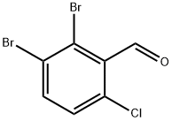 2,3-Dibromo-6-chlorobenzaldehyde 구조식 이미지