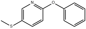 5-(methylthio)-2-phenoxypyridine Structure