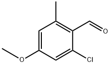 2-Chloro-4-methoxy-6-methylbenzaldehyde Structure