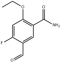 2-ethoxy-4-fluoro-5-formylbenzamide Structure