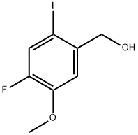 (4-Fluoro-2-iodo-5-methoxyphenyl)methanol 구조식 이미지