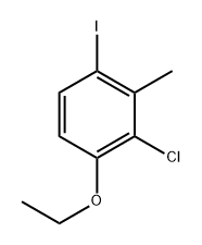 2-chloro-1-ethoxy-4-iodo-3-methylbenzene Structure