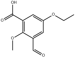 5-Ethoxy-3-formyl-2-methoxybenzoic acid Structure