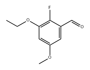 3-Ethoxy-2-fluoro-5-methoxybenzaldehyde Structure