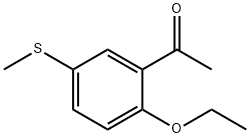 1-(2-Ethoxy-5-(methylthio)phenyl)ethanone Structure