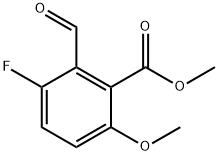 methyl 3-fluoro-2-formyl-6-methoxybenzoate Structure