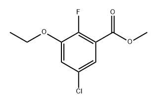 Methyl 5-chloro-3-ethoxy-2-fluorobenzoate Structure