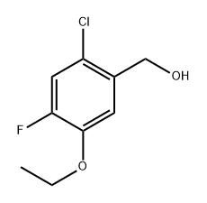 (2-chloro-5-ethoxy-4-fluorophenyl)methanol Structure