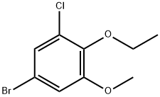 5-Bromo-1-chloro-2-ethoxy-3-methoxybenzene Structure