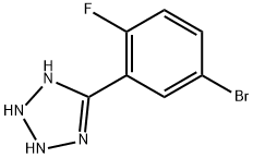 5-(5-Bromo-2-fluorophenyl)-2H-tetrazole Structure