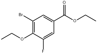ethyl 3-bromo-4-ethoxy-5-fluorobenzoate Structure