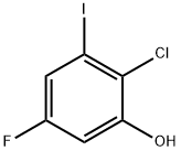 2-Chloro-5-fluoro-3-iodophenol Structure