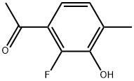 1-(2-Fluoro-3-hydroxy-4-methylphenyl)ethanone Structure