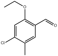 4-chloro-2-ethoxy-5-methylbenzaldehyde Structure