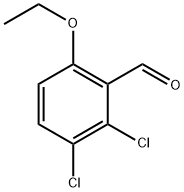 2,3-dichloro-6-ethoxybenzaldehyde Structure