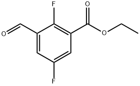 ethyl 2,5-difluoro-3-formylbenzoate Structure