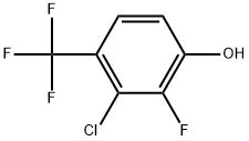 3-Chloro-2-fluoro-4-(trifluoromethyl)phenol Structure