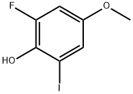 2-fluoro-6-iodo-4-methoxyphenol Structure