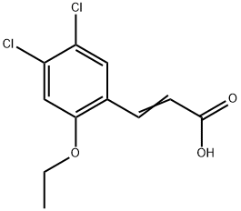 3-(4,5-Dichloro-2-ethoxyphenyl)-2-propenoic acid Structure