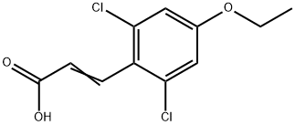 3-(2,6-Dichloro-4-ethoxyphenyl)-2-propenoic acid Structure