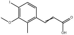 3-(4-Iodo-3-methoxy-2-methylphenyl)-2-propenoic acid Structure