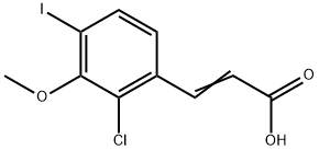 3-(2-Chloro-4-iodo-3-methoxyphenyl)-2-propenoic acid Structure