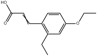 3-(4-Ethoxy-2-ethylphenyl)-2-propenoic acid Structure