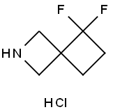 2-Azaspiro[3.3]heptane, 5,5-difluoro-, hydrochloride (1:1) Structure