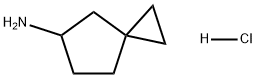 Spiro[2.4]heptan-5-amine, hydrochloride (1:1) Structure