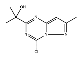 2-(4-chloro-7-methyl-pyrazolo[1,5-a][1,3,5]triazin-2-yl)propan-2-ol Structure