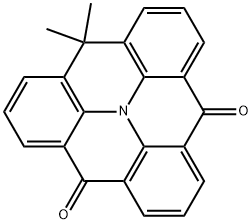 12,12-dimethyl-4H-benzo[9,1]quinolizino[3,4,5,6,7-defg]acridine-4,8(12H)-dione Structure