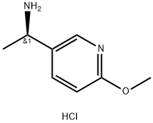 (R)-1-(6-METHOXYPYRIDIN-3-YL)ETHANAMINE DIHYDROCHLORIDE Structure