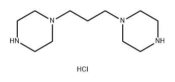 Piperazine, 1,1'-(1,3-propanediyl)bis-, tetrahydrochloride (9CI) Structure