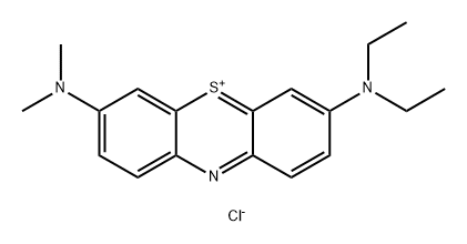 [7-(diethylamino)phenothiazin-3-ylidene]-dimethylazanium:chloride 구조식 이미지