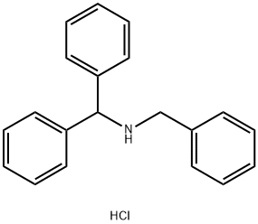 α-Phenyl-N-(phenylmethyl)benzenemethanamine Hydrochloride 구조식 이미지