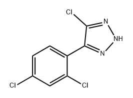 4-chloro-5-(2,4-dichlorophenyl)-2H-1,2,3-triazole Structure