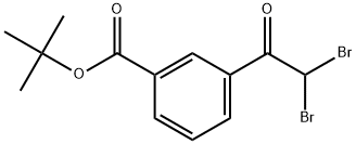 1,1-Dimethylethyl 3-(2,2-dibromoacetyl)benzoate Structure