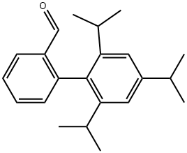 2',4',6'-Tris(1-methylethyl)[1,1'-biphenyl]-2-carboxaldehyde Structure