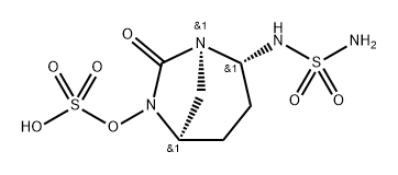 Sulfamide, N-[(1R,2R,5R)-7-oxo-6-(sulfooxy)-1, 6-diazabicyclo[3.2.1]oct-2-yl]- Structure