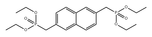 2,6-bis((diethoxyphosphoryl)methyl)naphthalene 구조식 이미지