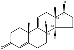 델타-9(11)-테스토스테론 구조식 이미지