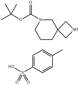 2,6-Diazaspiro[3.5]nonane-6-carboxylic acid, 1,1-dimethylethyl ester, compd. with 4-methylbenzenesulfonate (1:1) Structure